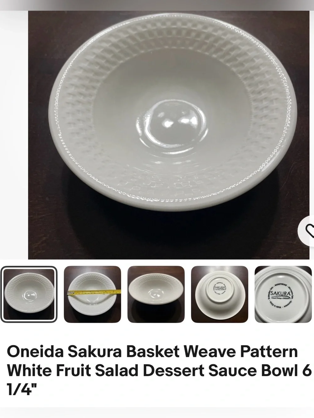 Oneida Gourmet Wicker Basket Weave White Textured Ceramic Serving Bowls Set Of 2